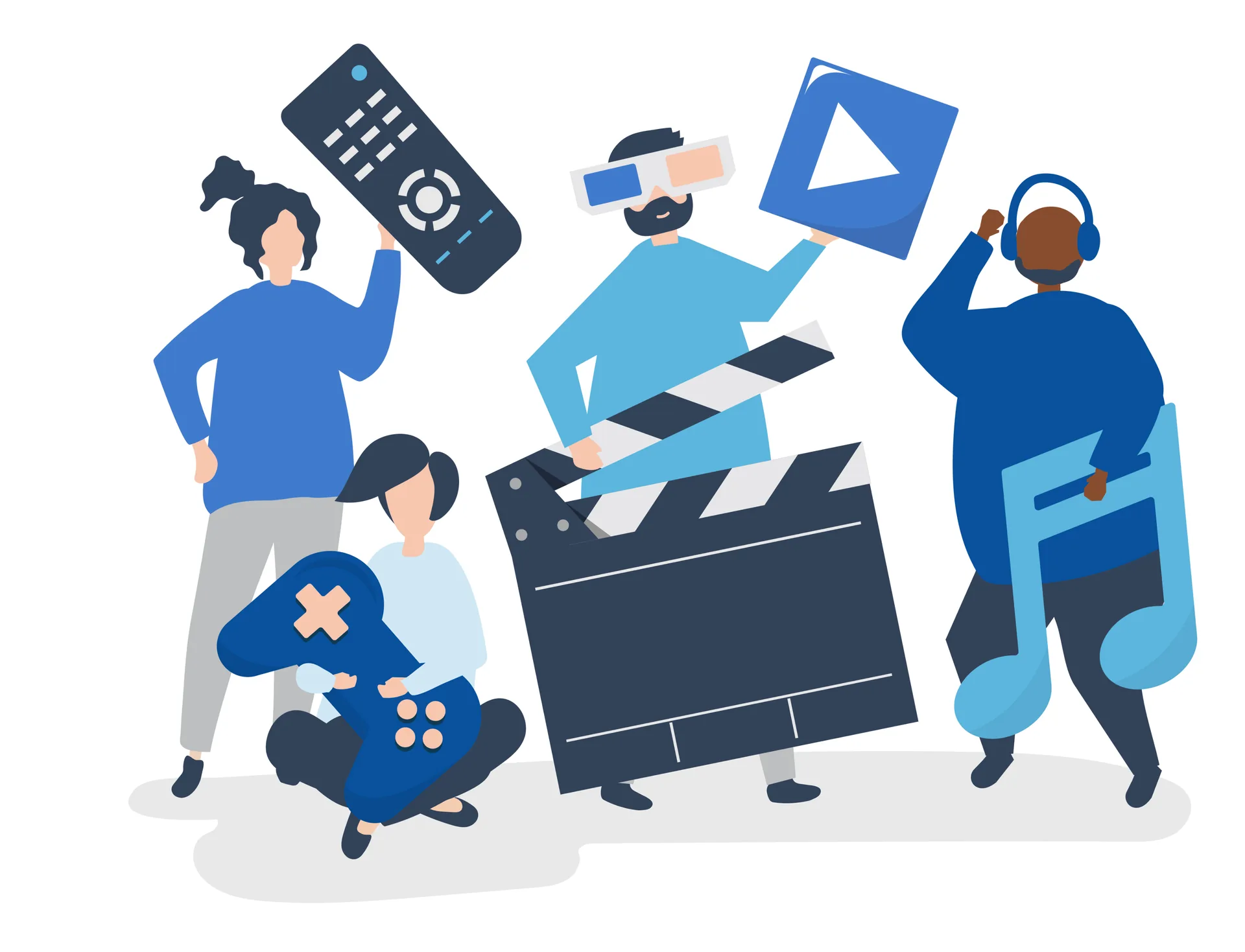 AI video production illustration